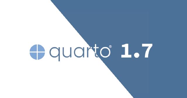 Quarto 1.7: half the Quarto logo is light on dark, the other half dark on light
