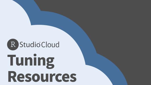 RStudio Cloud | Tuning Resources | Instructor View