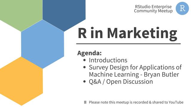 Bryan Butler | R in Marketing - Survey Design | RStudio