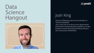 Josh King @ The Knot Worldwide | Creating your data and analytics roadmap | Data Science Hangout