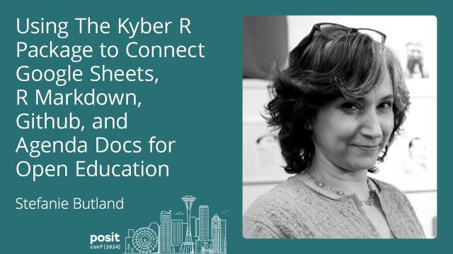 Using the Kyber R package to connect Google Sheets, RMarkdown, GitHub, & Agenda docs for open edu